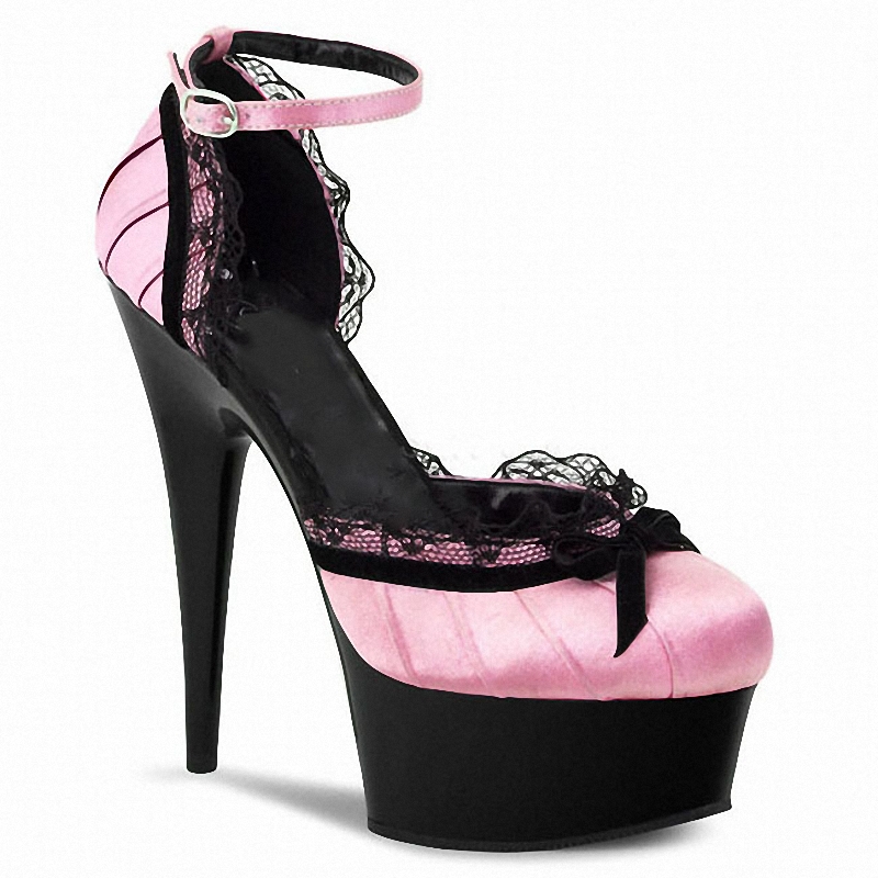 Women Shoes Ysl - รองเท้าเจ้าสาวแพลตฟอร์มสุดเซ็กซี่ขนาด15ซม. สำหรับรองเท้าส้นสูงผู้หญิงไซส์ใหญ่6นิ้วส้นแบบกอธิคเต้นระบำเปลื้องผ้ารุ่นไนท์คลับ