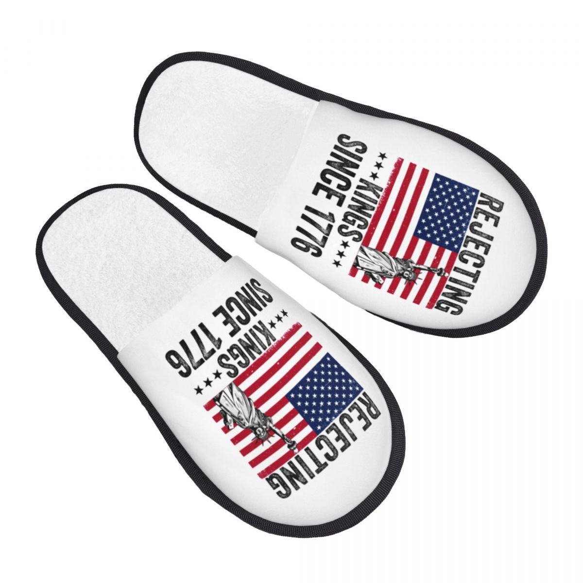 Women'S Shoes Liberty - รองเท้าแตะลายเทพีเสรีภาพพร้อมธงชาติ สำหรับแขกโรงแรม รองเท้าแตะสำหรับผู้หญิง