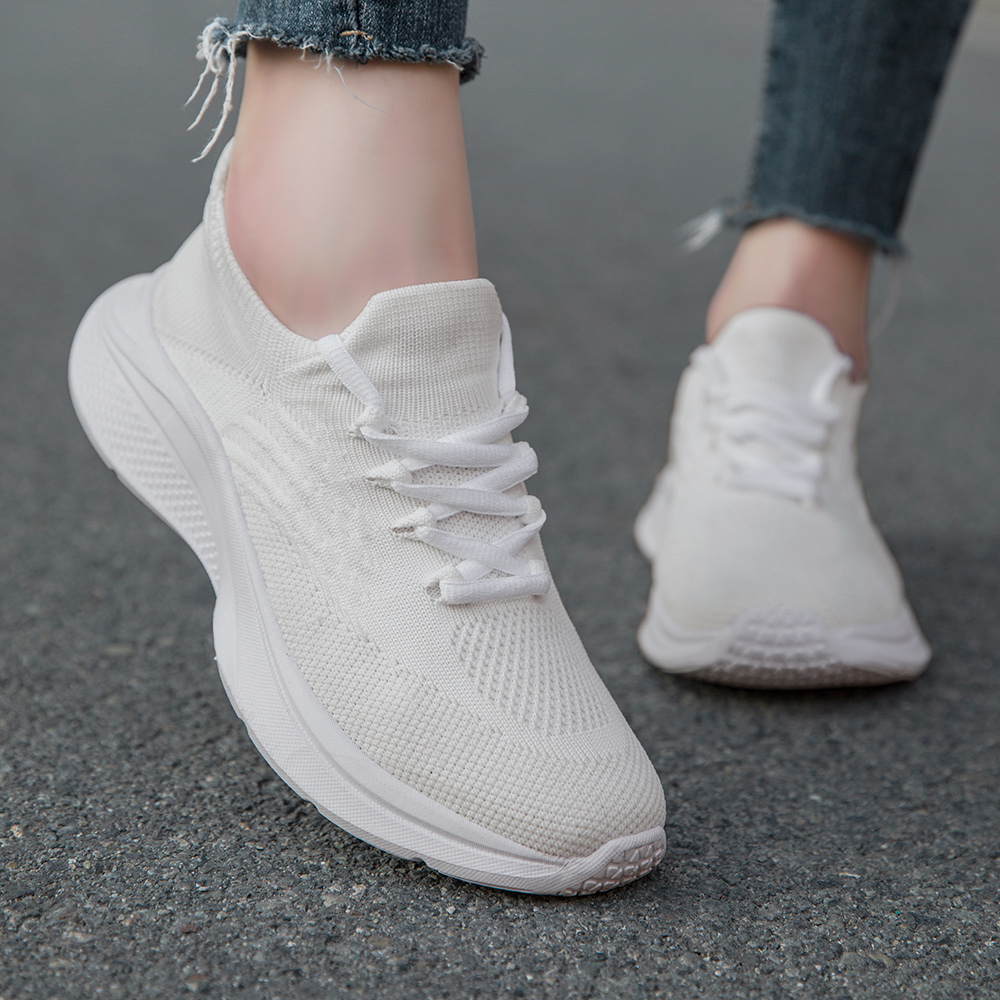 Women'S Shoes For Tennis - รองเท้าผ้าใบสตรีรองเท้าสบายๆรองเท้า Air Mesh Breathable Trainers สุภาพสตรีรองเท้ารองเท้าผ้าใบหญิงรองเท้าผู้หญิงรองเท้าเทนนิสสตรี