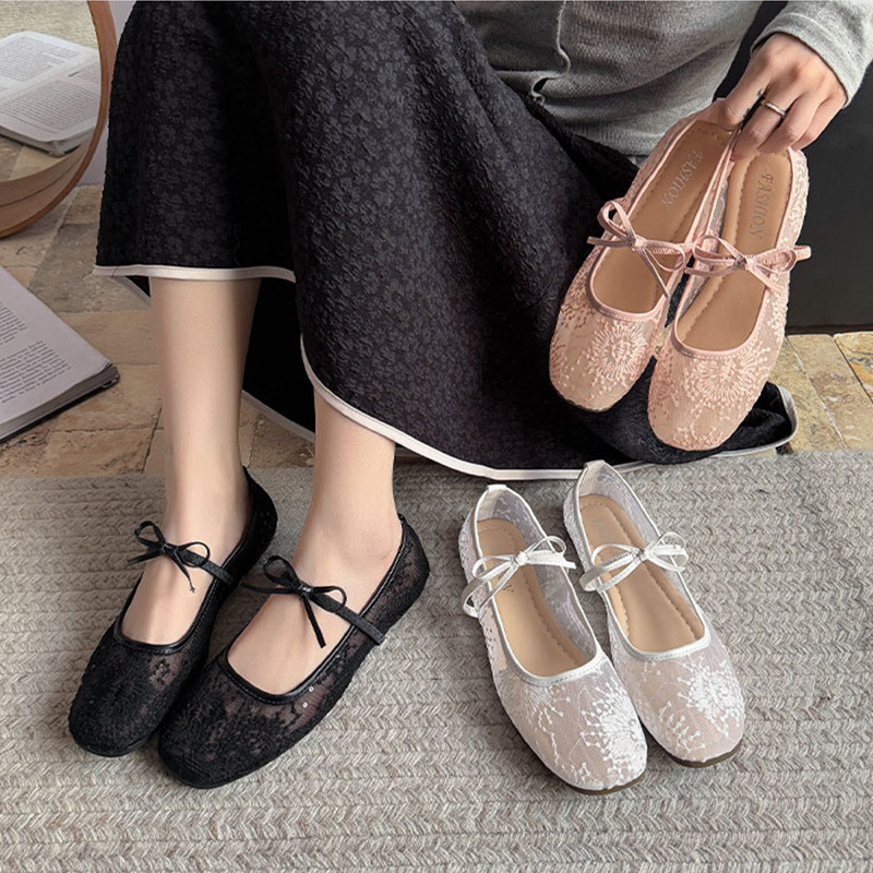 รองเท้าบัลเล่ต์แบบสวมสำหรับผู้ - Ballet Flat Women บทวิจารณ์และราคา