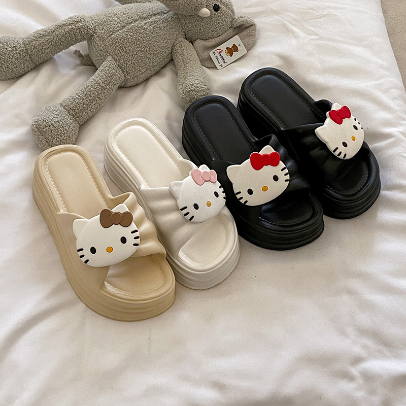 รองเท้าแตะผู้หญิงลายเฮลโลคิตตี - Women'S Shoes For Flat Feet บทวิจารณ์และราคา