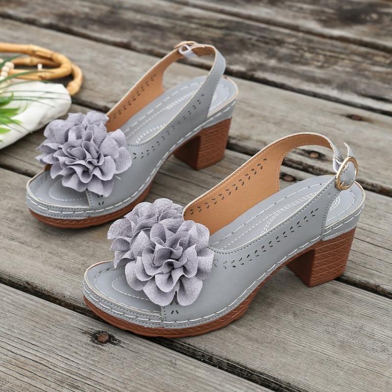 รองเท้าส้นสูงแบบเปิดนิ้วเท้าปร - Women'S Shoes Peep Toe บทวิจารณ์และราคา