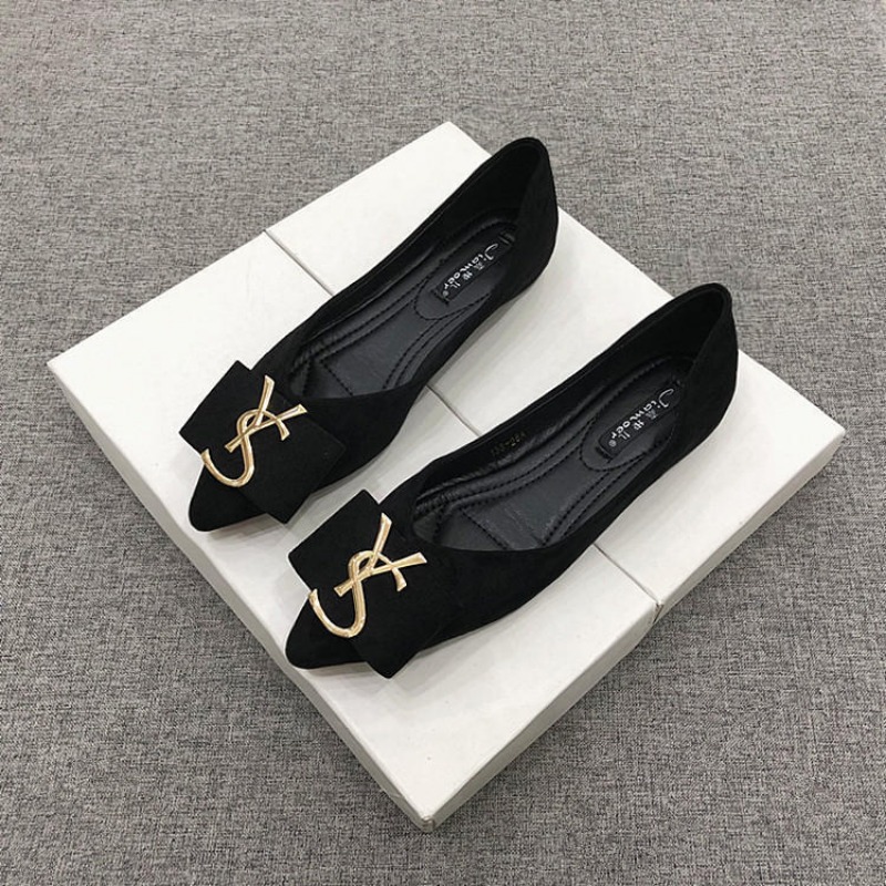 2023 ใหม่เกาหลีรุ่นโลหะการออกแ - Women Shoes Ysl บทวิจารณ์และราคา
