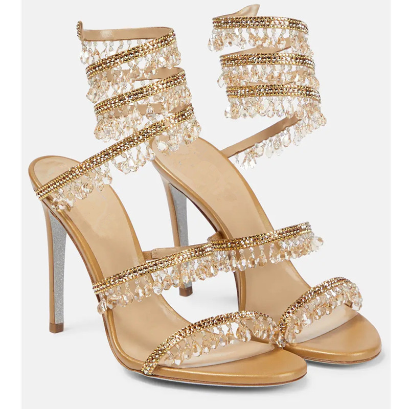 รองเท้าส้นสูงประดับคริสตัลสีเข - Women'S Shoes Peep Toe บทวิจารณ์และราคา