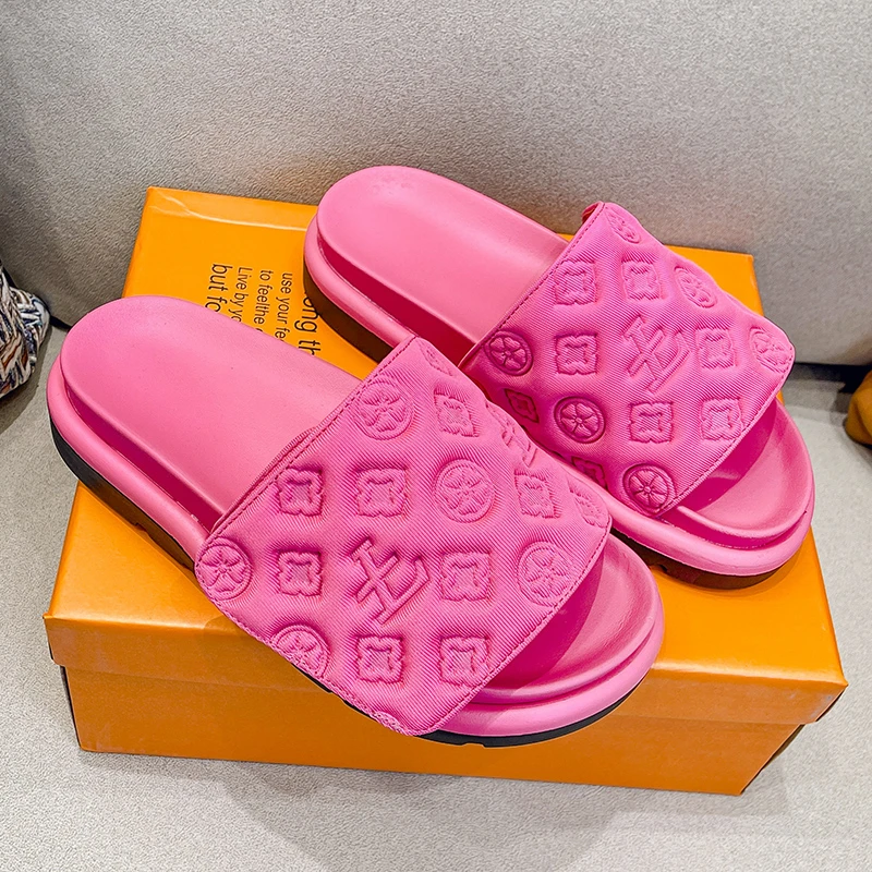 รองเท้าแตะมีสายรัดรองเท้าส้นแบ - Women Shoes Ysl บทวิจารณ์และราคา