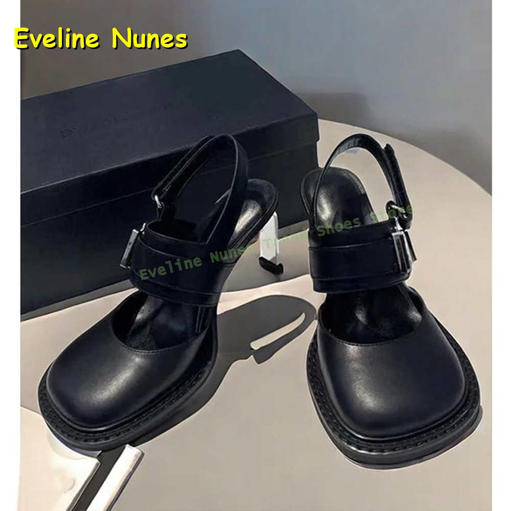 รองเท้าส้นสูงแบบสวมเปิดส้น สีด - Mule Slip On บทวิจารณ์และราคา