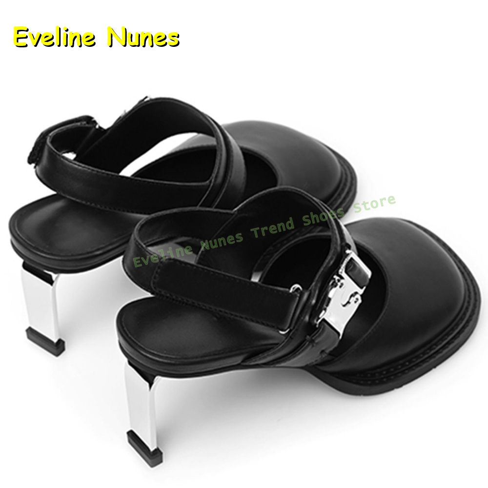 รองเท้าส้นสูงแบบสวมเปิดส้น สีด - Mule Slip On บทวิจารณ์และราคา