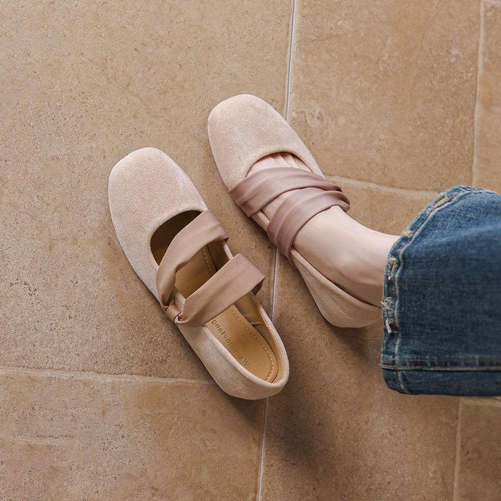รองเท้าส้นเตี้ยแบบแมรี่เจนเสริ - Ballet Flat Women บทวิจารณ์และราคา