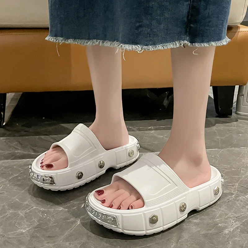 รองเท้าแตะชายหาดแบบสวมสำหรับฤด - Women'S Shoes For Flat Feet บทวิจารณ์และราคา