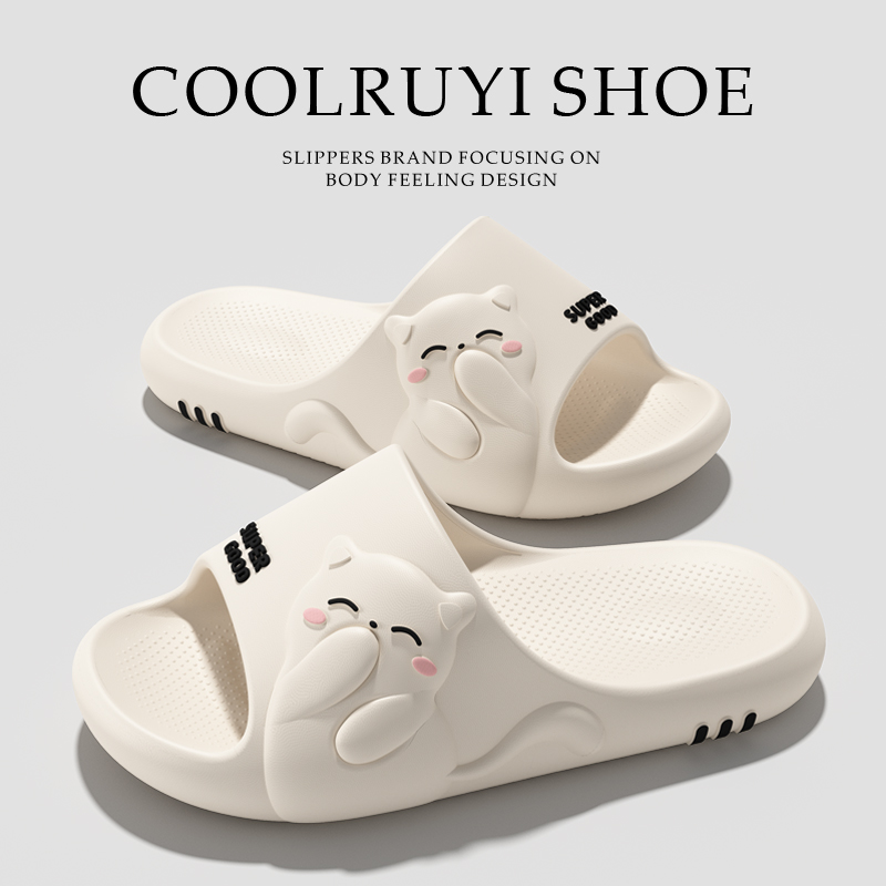 รองเท้าแตะคู่รักลายการ์ตูนแมว  - Mule Slip On บทวิจารณ์และราคา