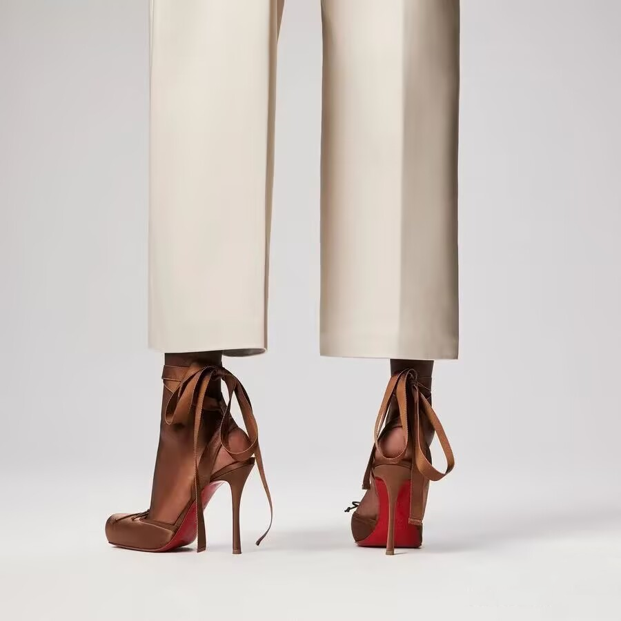 รองเท้าส้นสูงแบบสี่เหลี่ยมผ้าซ - Women Shoes Ysl บทวิจารณ์และราคา