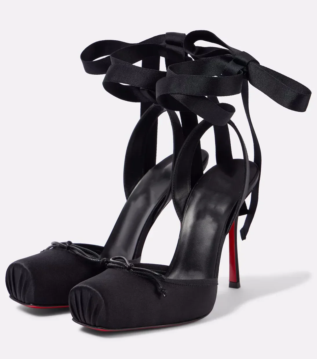 รองเท้าส้นสูงแบบสี่เหลี่ยมผ้าซ - Women Shoes Ysl บทวิจารณ์และราคา