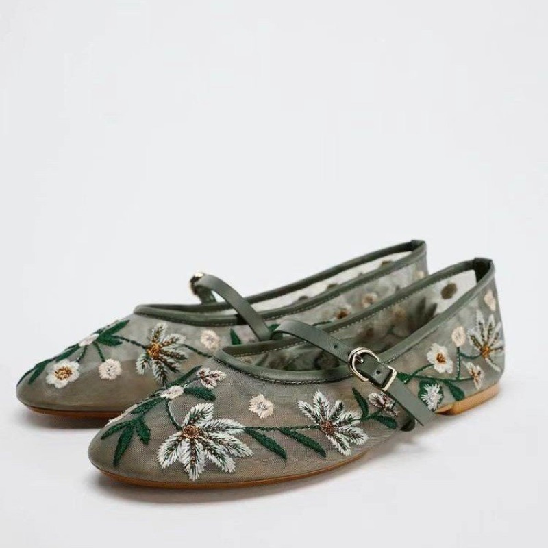 รองเท้าผู้หญิงแฟชั่นใหม่ประจำฤ - Ballet Flat Women บทวิจารณ์และราคา
