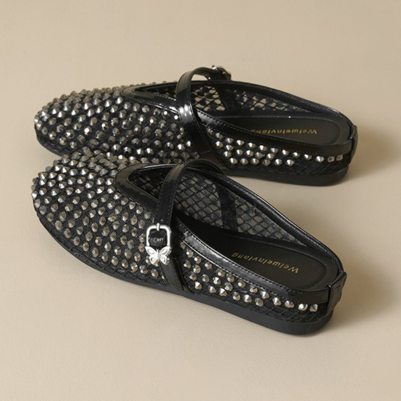 รองเท้าแตะรัดส้นประดับเพชร แบร - Mule Slip On บทวิจารณ์และราคา