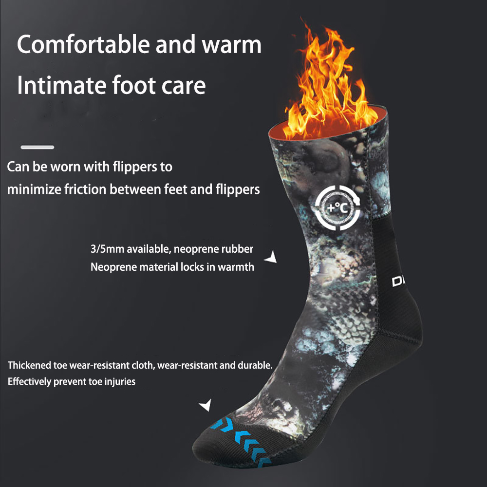 3/5/7mm Neoprene Camo ดําน้ําถ - Women'S Shoes For Neuropathy บทวิจารณ์และราคา