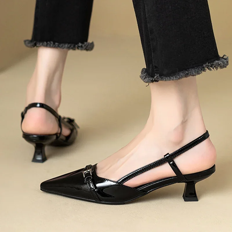 รองเท้าส้นสูงแบบมีสายรัดข้อเท้ - Women Shoes Ysl บทวิจารณ์และราคา