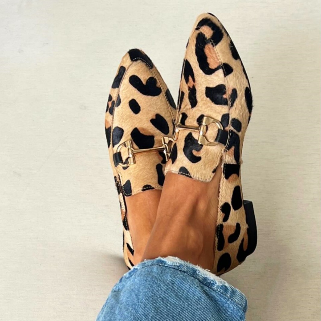 รองเท้าผู้หญิงลายเสือดาว ไซส์ใ - Mule Slip On บทวิจารณ์และราคา