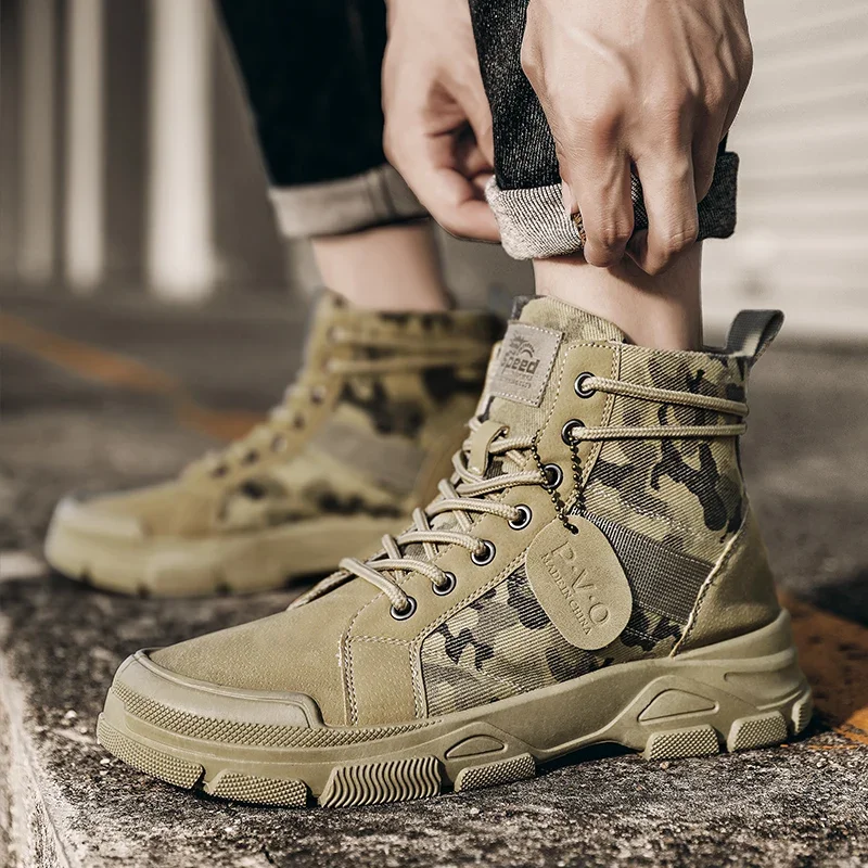 รองเท้าบูททรงสูงสำหรับผู้ชายฤด - Suede Ankle Boot บทวิจารณ์และราคา