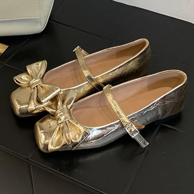 รองเท้าส้นเตี้ยแบบแมรี่เจน ดีไ - Women Shoes Elegant บทวิจารณ์และราคา