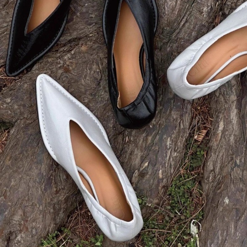 2025 ใหม่ Pointed Toe รองเท้าเ - Mule Slip On บทวิจารณ์และราคา