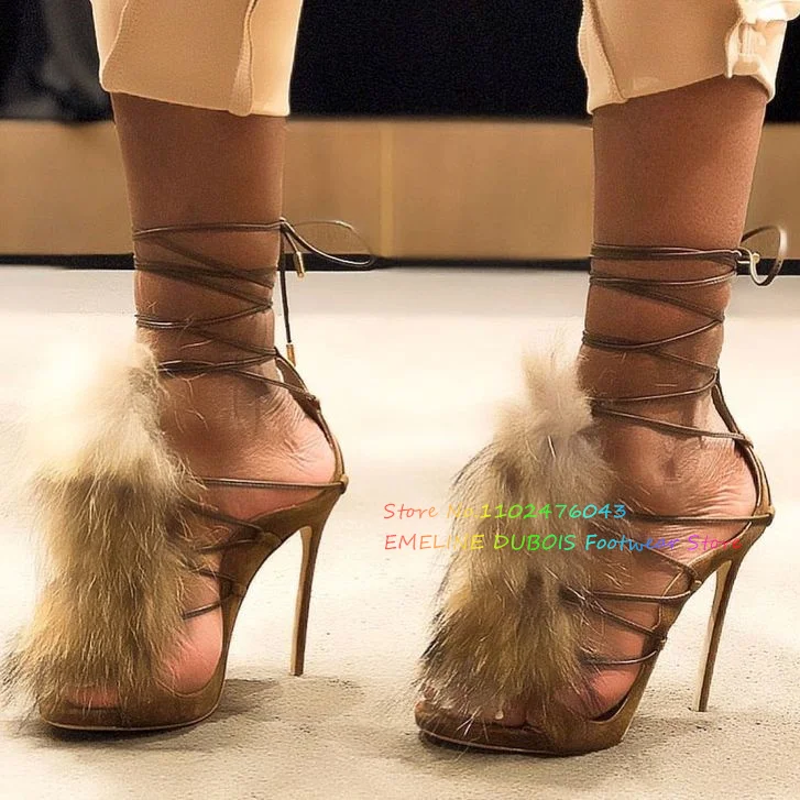 Fur Decor รองเท้าส้นสูงข้อเท้า - Suede Ankle Boot บทวิจารณ์และราคา
