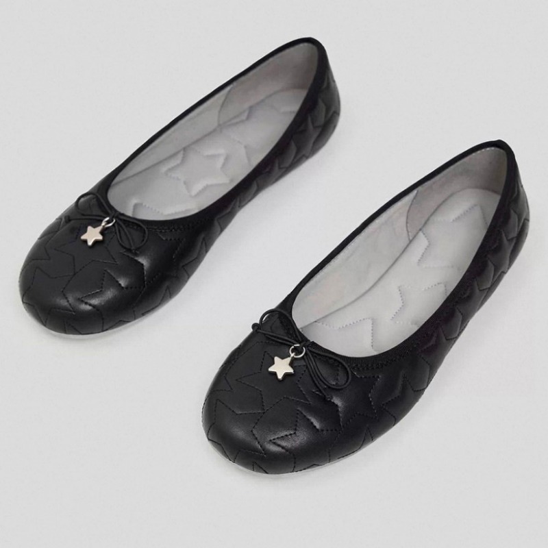 รองเท้าบัลเลต์แบบผูกโบว์ - สไต - Ballet Flat Women บทวิจารณ์และราคา