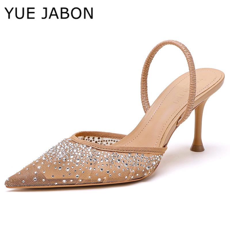 ตาข่าย Rhinestone รองเท้าส้นสู - Women Shoes Ysl บทวิจารณ์และราคา