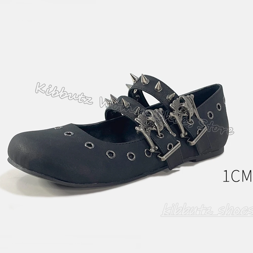 รองเท้าบัลเล่ต์สไตล์โกธิค พังก - Ballet Flat Women บทวิจารณ์และราคา