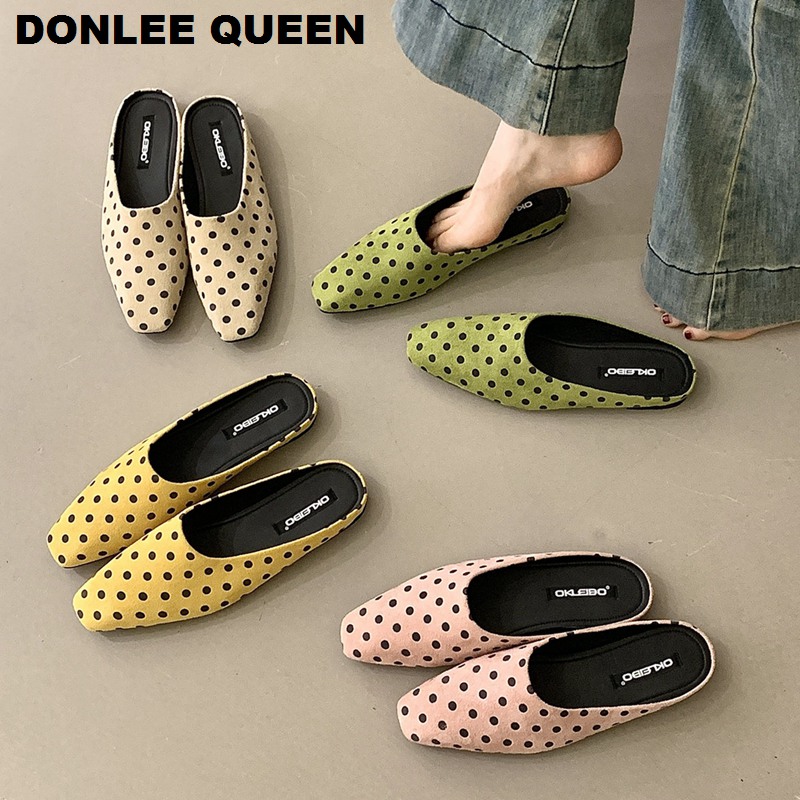 รองเท้าสไลด์แบบสวมลำลองแฟชั่นล - Ballet Flat Women บทวิจารณ์และราคา