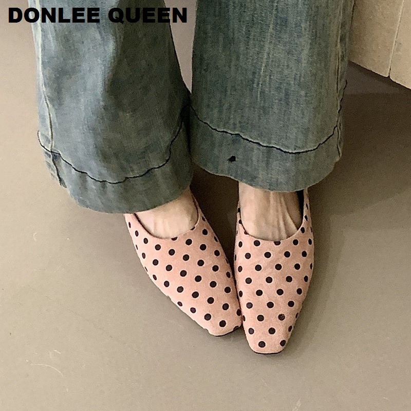 รองเท้าสไลด์แบบสวมลำลองแฟชั่นล - Ballet Flat Women บทวิจารณ์และราคา