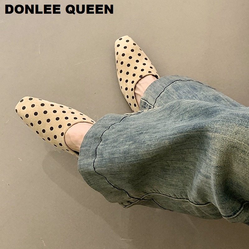 รองเท้าสไลด์แบบสวมลำลองแฟชั่นล - Ballet Flat Women บทวิจารณ์และราคา
