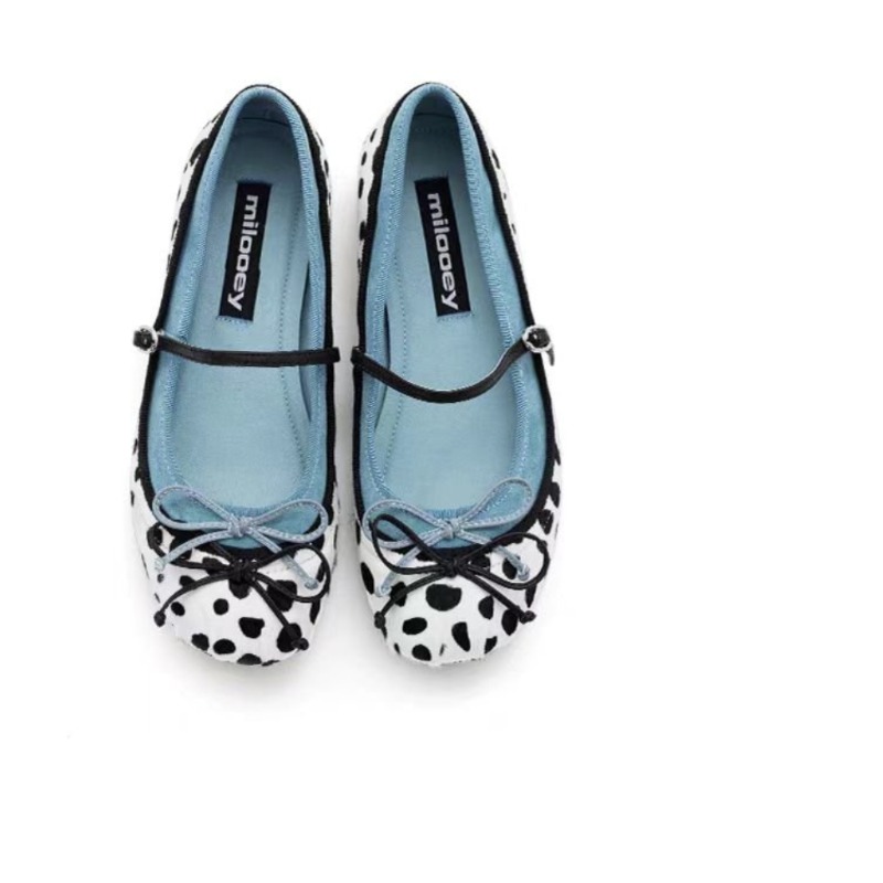 รองเท้าบัลเล่ต์ทรงกลมพื้นเรียบ - Ballet Flat Women บทวิจารณ์และราคา