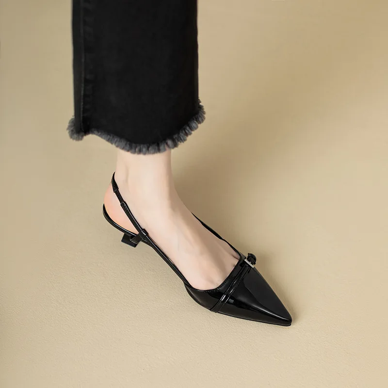 2024 ฤดูร้อนใหม่ภาษาฝรั่งเศสคํ - Women Shoes Ysl บทวิจารณ์และราคา