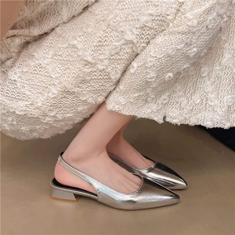 รองเท้าส้นเตี้ยหัวแหลมแฟชั่นฤด - Mule Slip On บทวิจารณ์และราคา