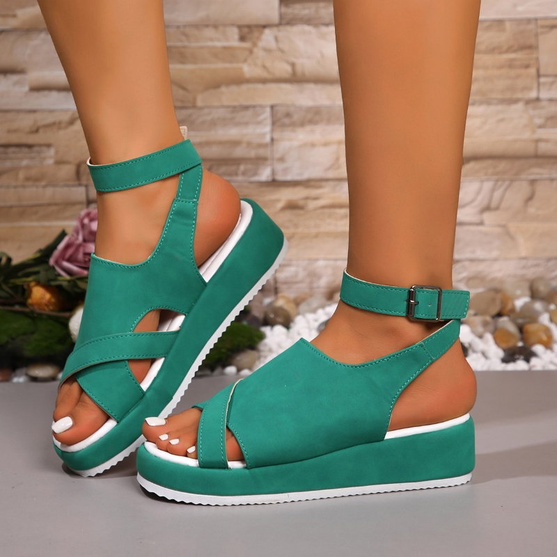รองเท้าแตะรัดส้นแบบโรมันสำหรับ - Women'S Shoes Wide Width บทวิจารณ์และราคา