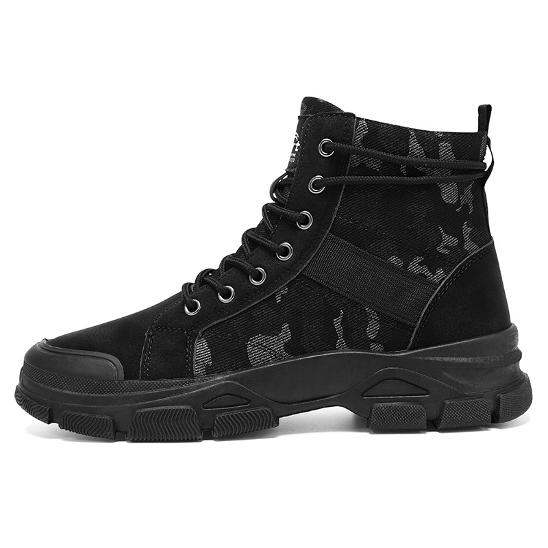 รองเท้าบูทผู้ชายไซส์ 48 ลายพรา - Suede Ankle Boot บทวิจารณ์และราคา