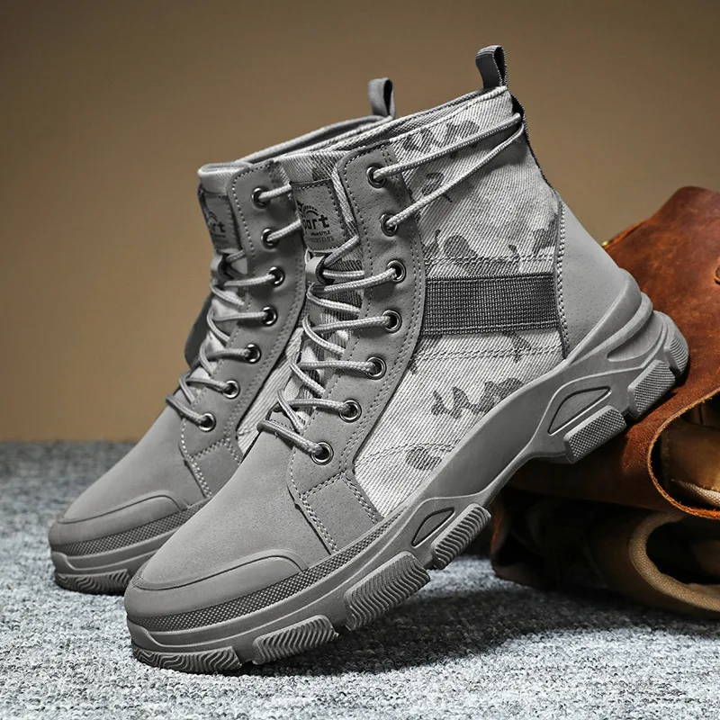 รองเท้าบูทผู้ชายไซส์ 48 ลายพรา - Suede Ankle Boot บทวิจารณ์และราคา