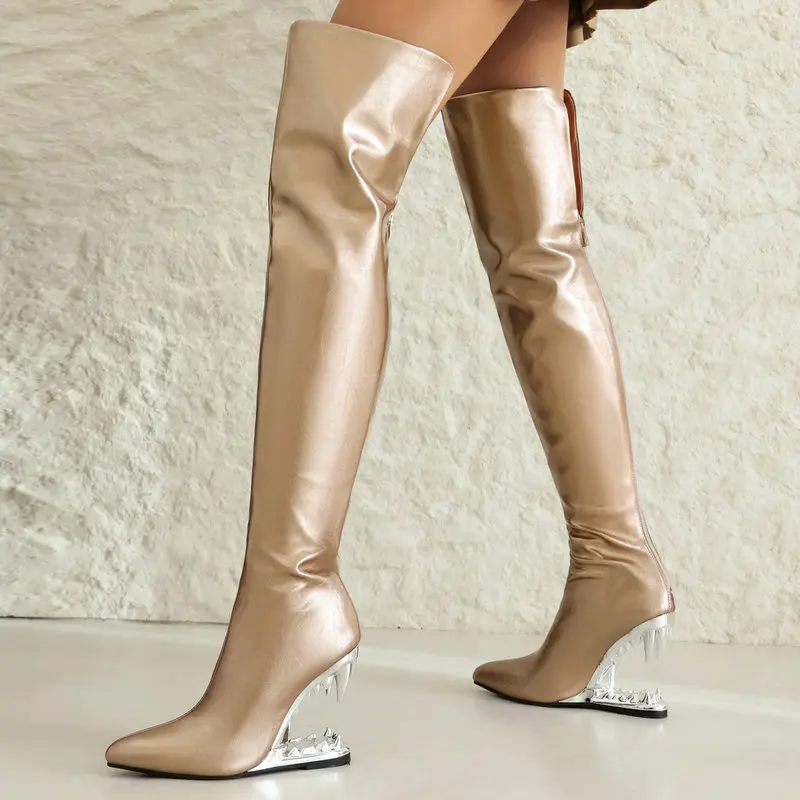 รองเท้าบูตยาวถึงเข่าสำหรับผู้ห - Women'S Shoes Wide Width บทวิจารณ์และราคา