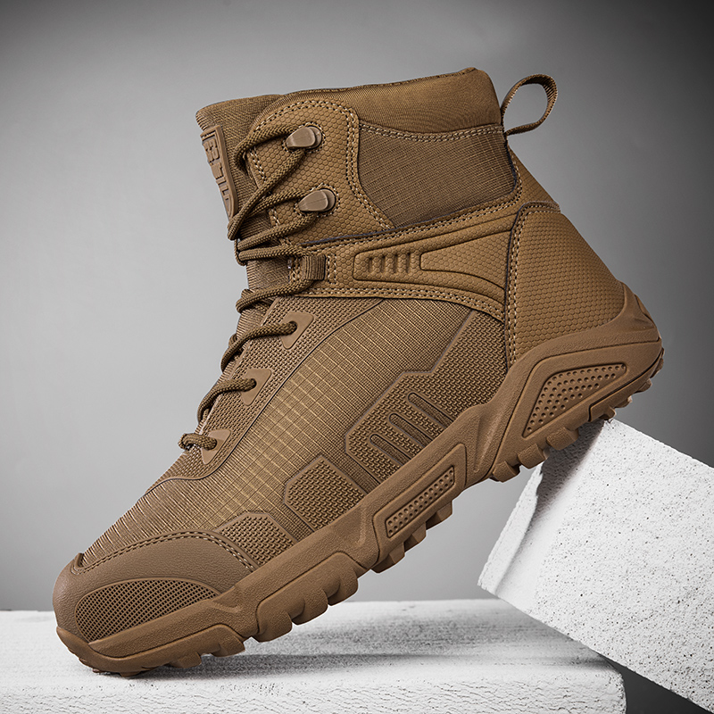 รองเท้าบูทผู้ชายแบบยุทธวิธี รอ - Suede Ankle Boot บทวิจารณ์และราคา