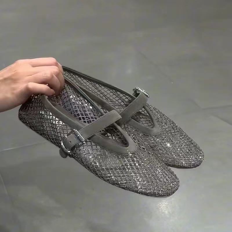รองเท้าแตะแบบสวมประดับเพชรทรงก - Mule Slip On บทวิจารณ์และราคา