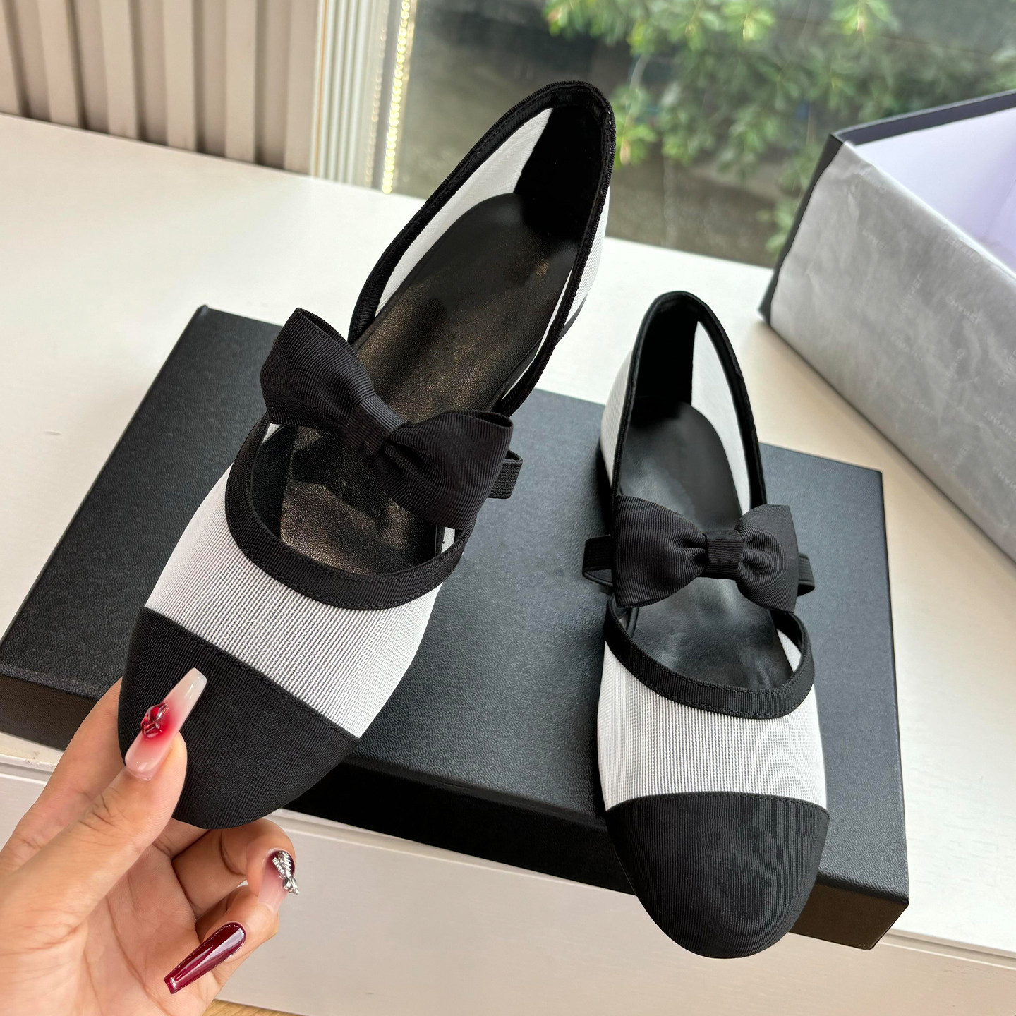 รองเท้าบัลเลต์แบบผูกโบว์ 2026  - Ballet Flat Women บทวิจารณ์และราคา