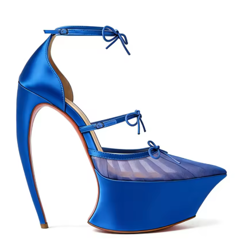 รองเท้าส้นสูงทรงหัวแหลมแบบส้นต - Ballet Flat Women บทวิจารณ์และราคา