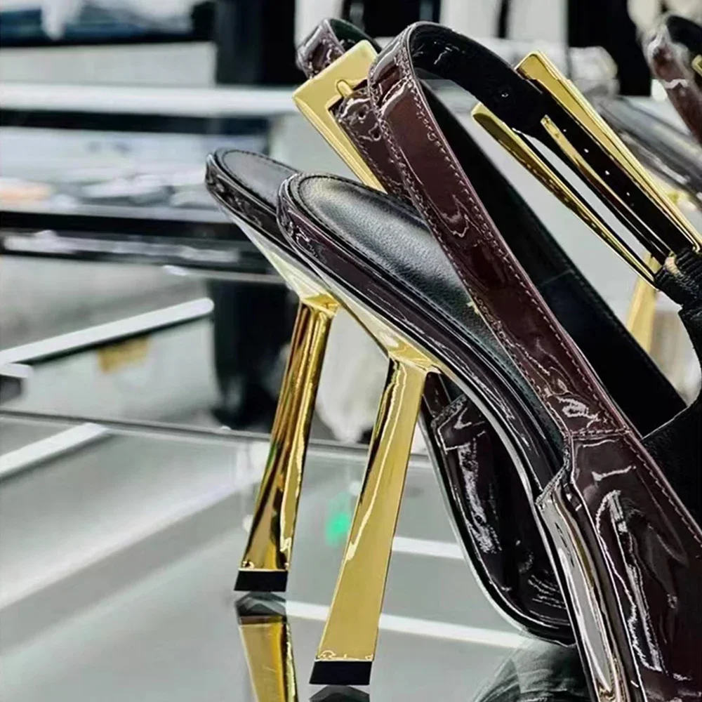 ใหม่ฤดูใบไม้ร่วง 2024 Square T - Women Shoes Ysl บทวิจารณ์และราคา